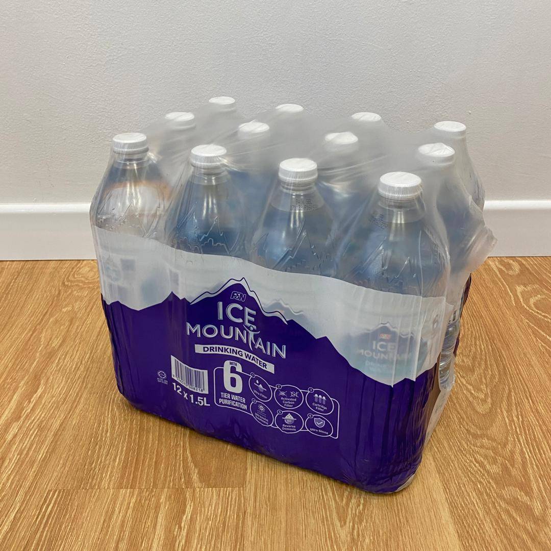 ice mountain water stock